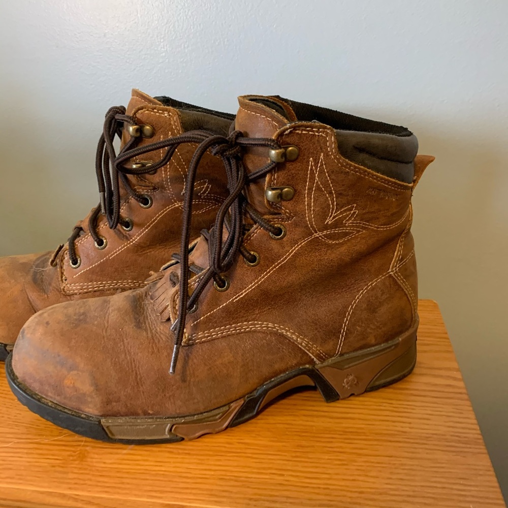 Woman’s Hiking boots work boots Rocky Aztec Boots - Picture 2 of 9